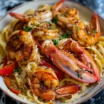 Cajun Shrimp and Lobster Pasta