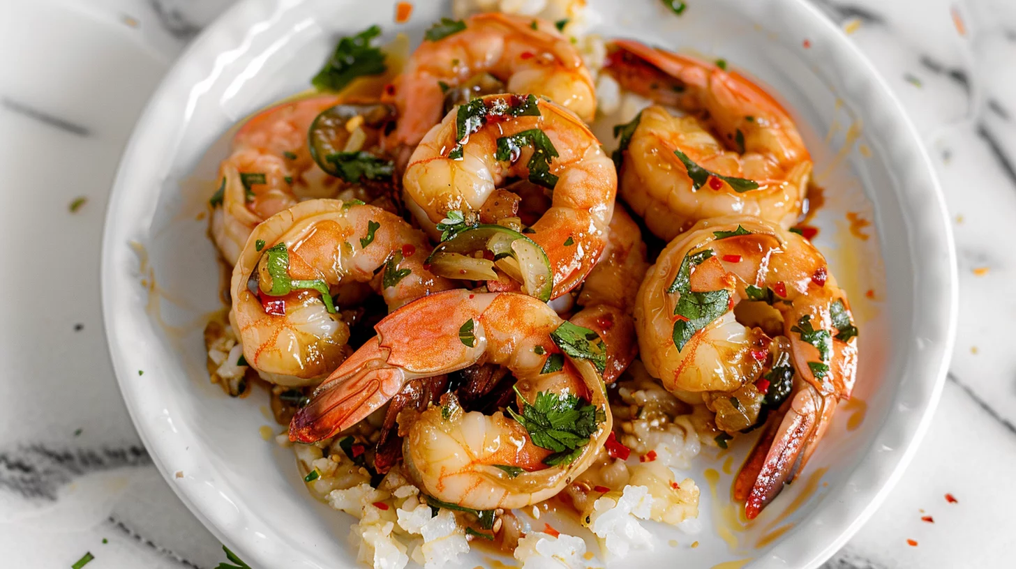 Chinese Chili Garlic Shrimp