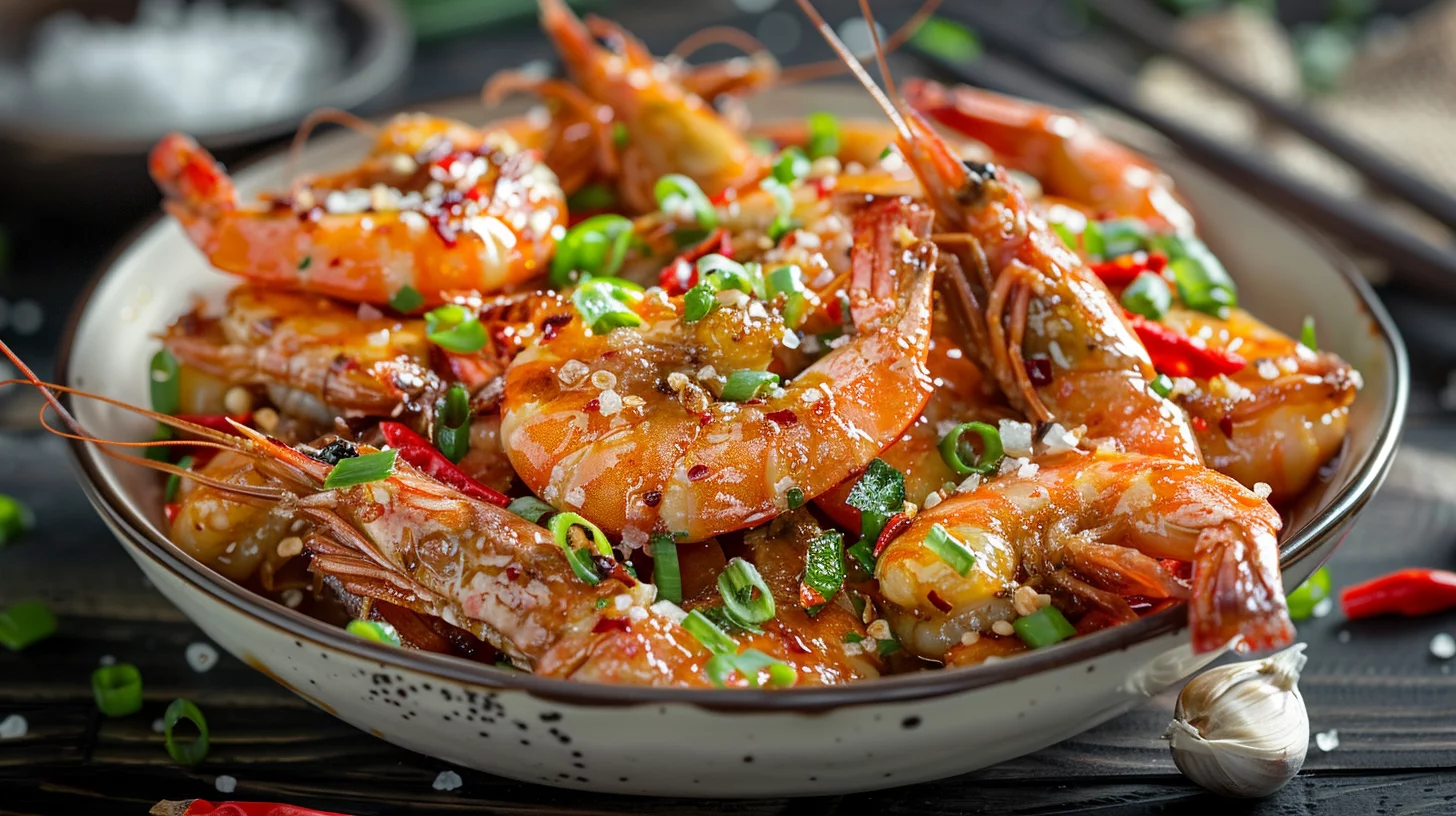 Chinese Salt and Pepper Crispy Shrimp