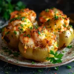 Crab and Shrimp Stuffed Peppers