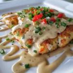 Crab Cake Benedict Casserole With Hollandaise Drizzle