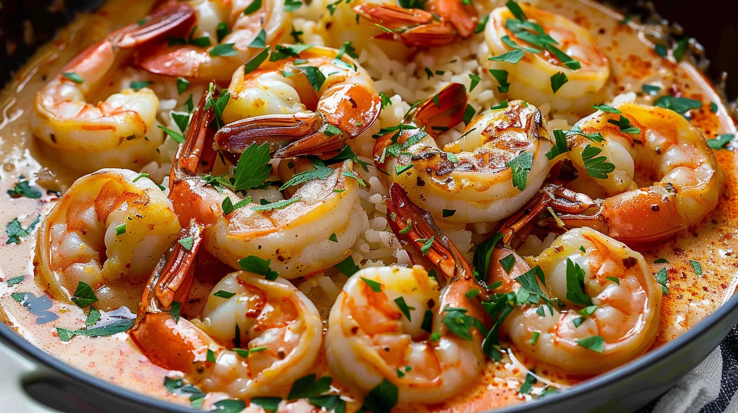 Creamy Garlic Paprika Shrimp Skillet