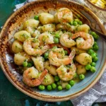 Creamy Pesto Shrimp With Gnocchi and Peas