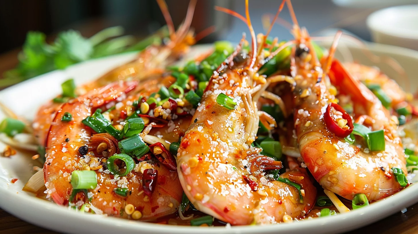 Crispy Chinese Salt and Pepper Prawns Recipe