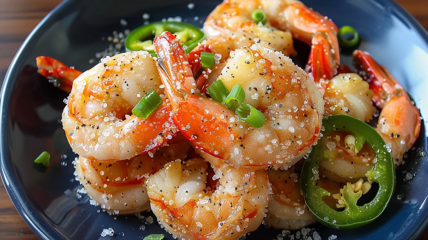 Crispy Salt and Pepper Shrimp In Air Fryer