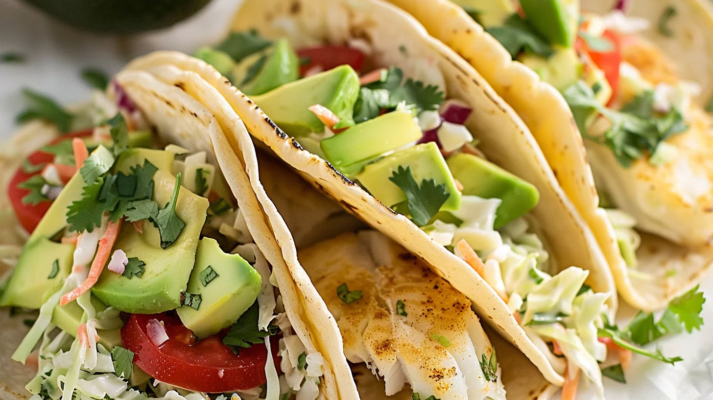 Easy Fish Tacos With Cilantro Lime Slaw