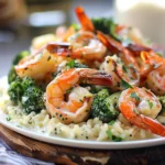 Garlic Butter Shrimp and Broccoli Rice