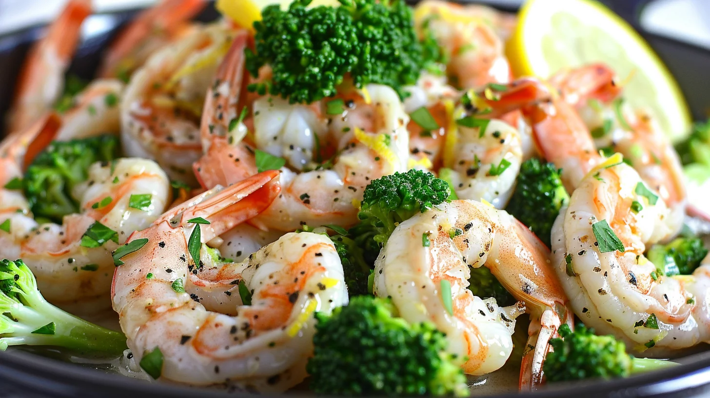 Garlic Butter Shrimp and Broccoli Skillet