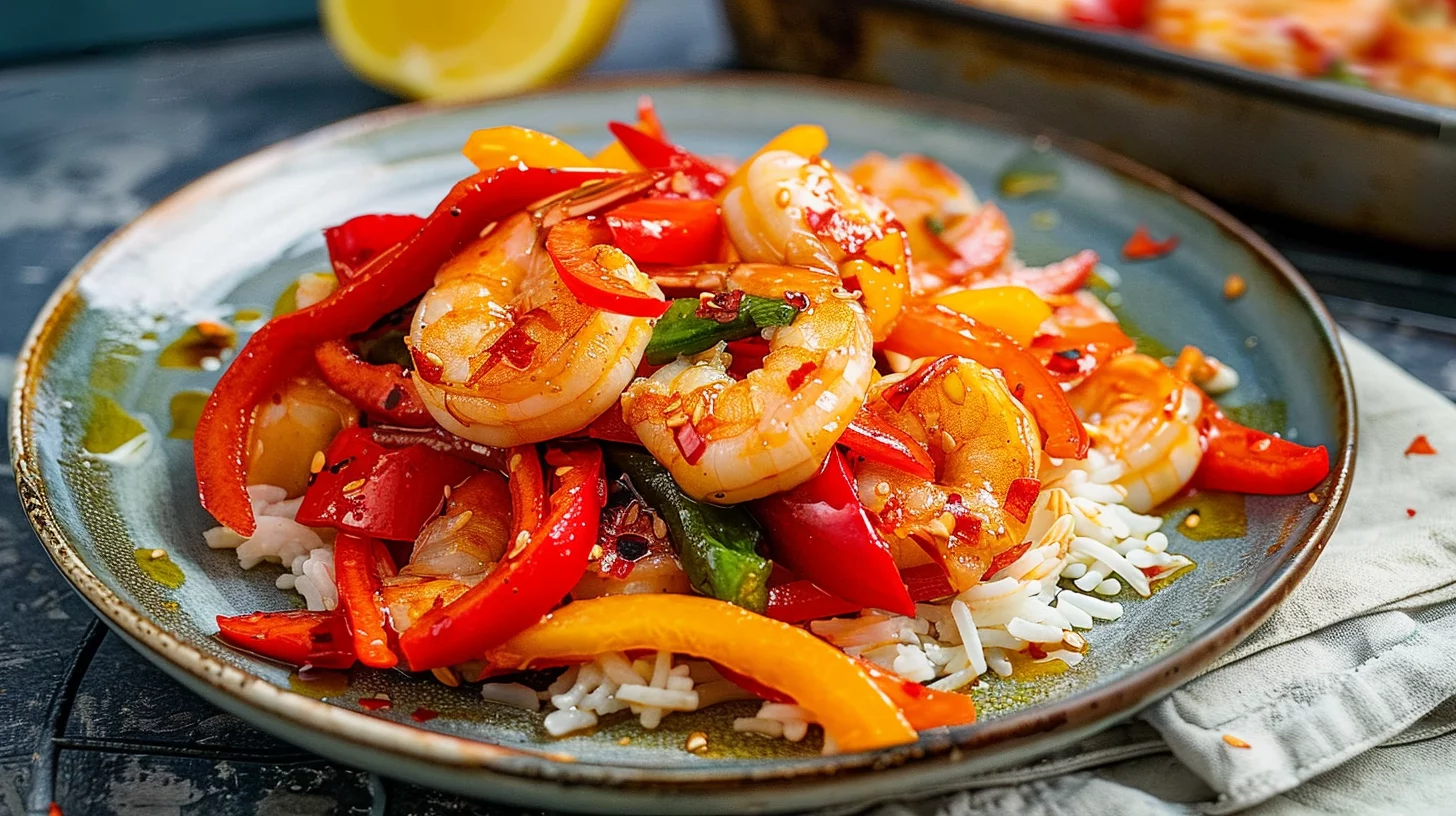 Garlic Chili Prawns