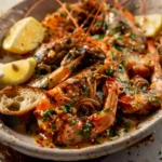 Grilled Prawns With Garlic Lemon and Chilli