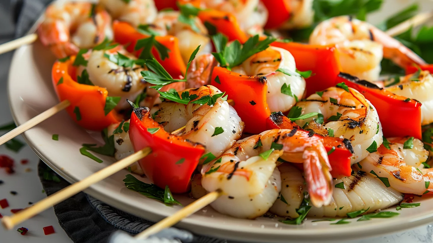Grilled Seafood Skewers
