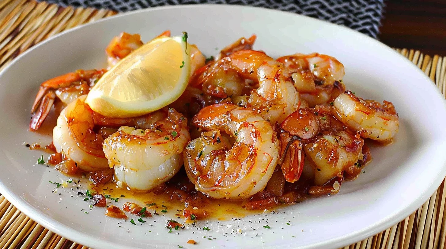 Hawaiian Garlic Shrimp Scampi