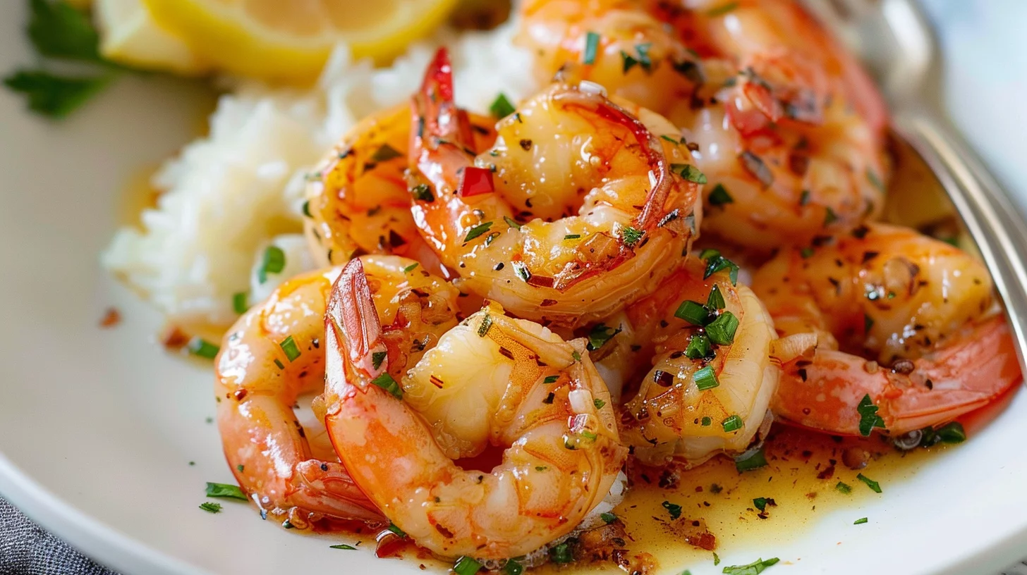Hawaiian Garlic Shrimp