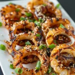 Korean Gochujang Glazed Grilled Squid