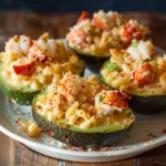 Lobster Mac and Cheese Stuffed Avocado Bombs
