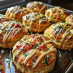Lobster Stuffed Bacon Bomb Biscuits With Garlic Butter