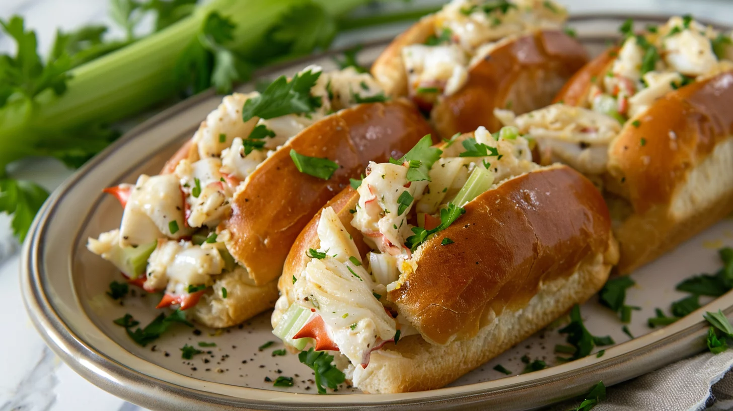 Martha Stewart's 15 Minute Crab Rolls With Old Bay and Warm Butter