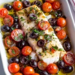 Mediterranean Baked Cod 25 Minutes