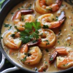 One Pan Dairy Free Creamy Garlic Shrimp