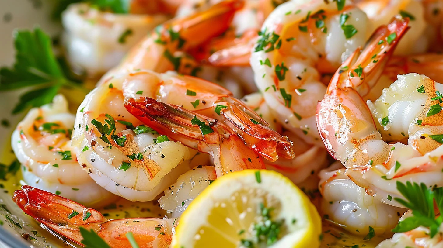 Oven Garlic Shrimp