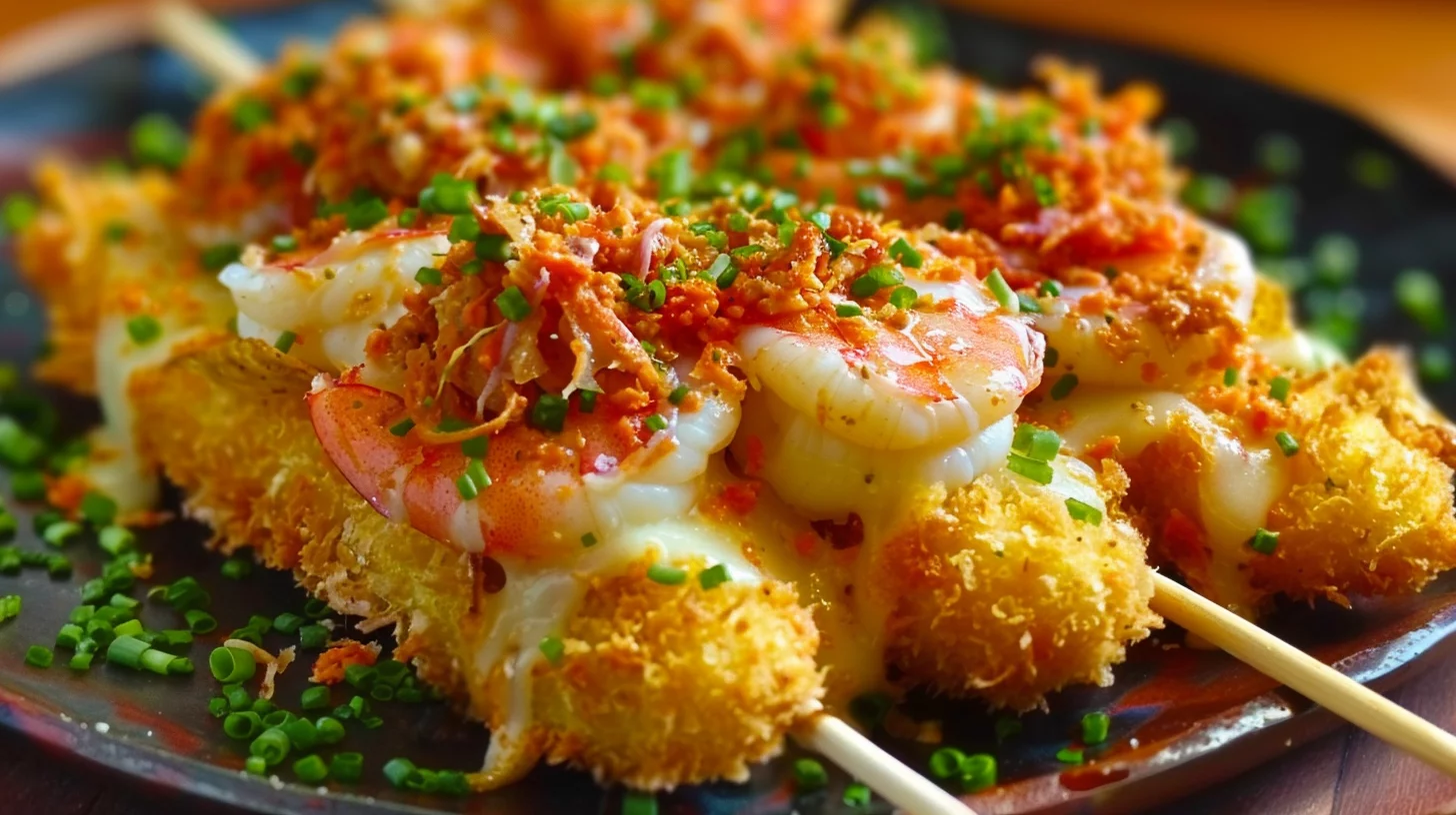 Shrimp and Crab Nacho Bomb