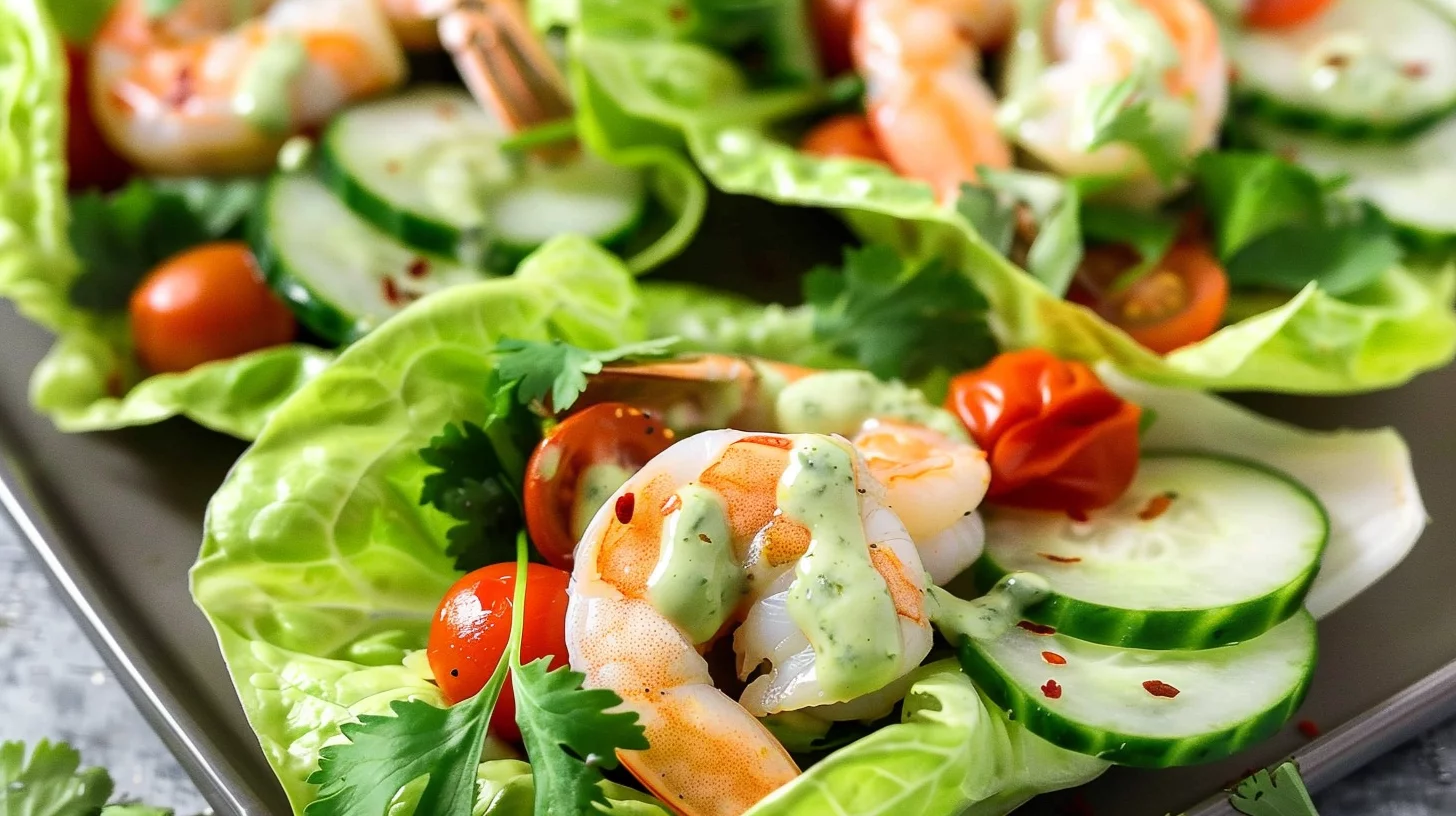 Shrimp Lettuce Wraps