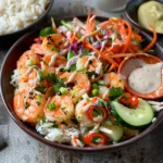 Shrimp Rice Bowls With Spicy Mayo