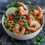 Shrimp Rice Noodle Bowl