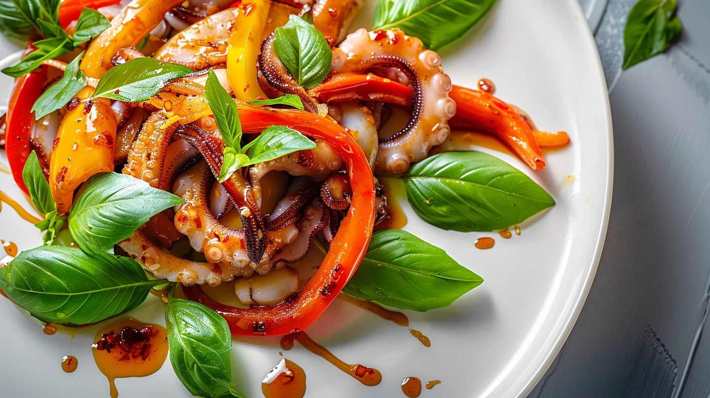 Spicy Squid Stir Fry