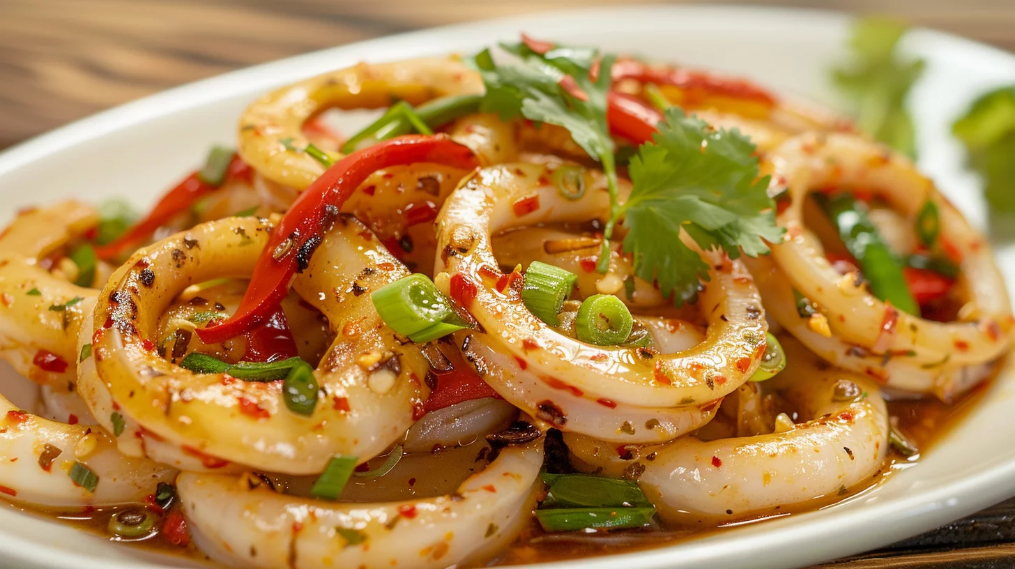 Spicy Stir-fried Squid