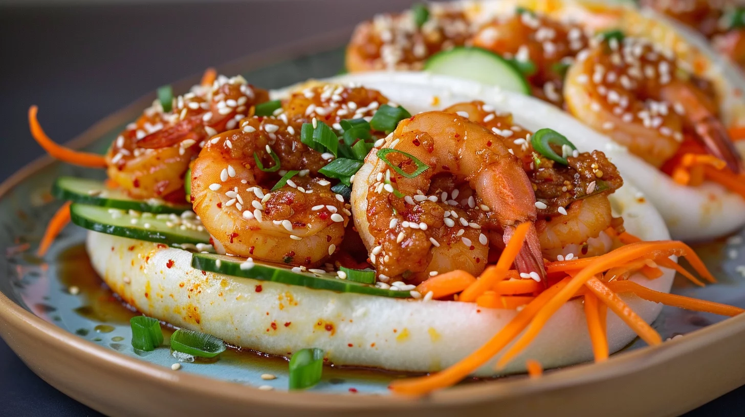 Sticky Korean Prawn Bao Shorts