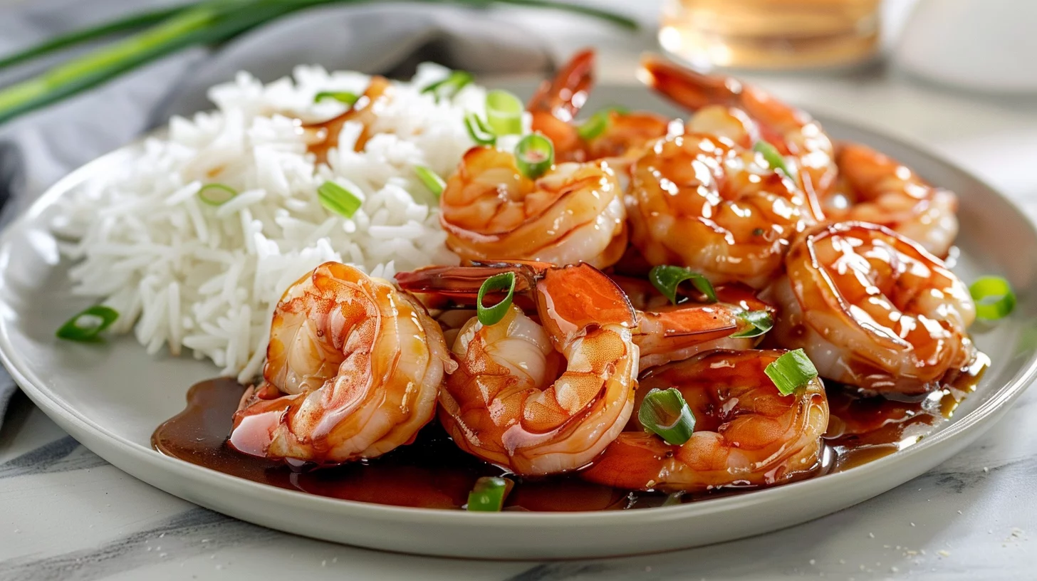 Sweet and Sour Glazed Shrimp