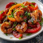 Sweet and Spicy Gochujang Shrimp Skillet