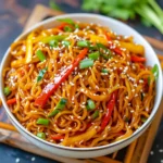 Sweet and Spicy Korean Gochujang Noodles