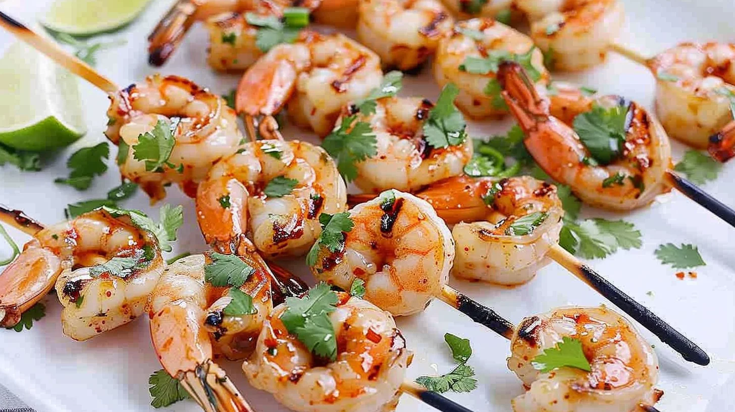 Sweet Chili Shrimp Skewers