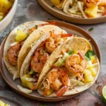 Tajín Shrimp Tacos With Cabbage Slaw