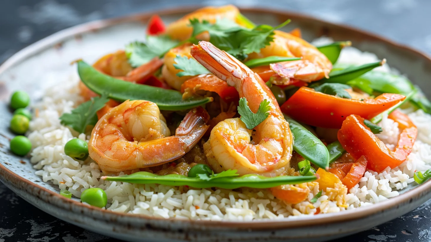 Thai Coconut Shrimp Spicy Curry