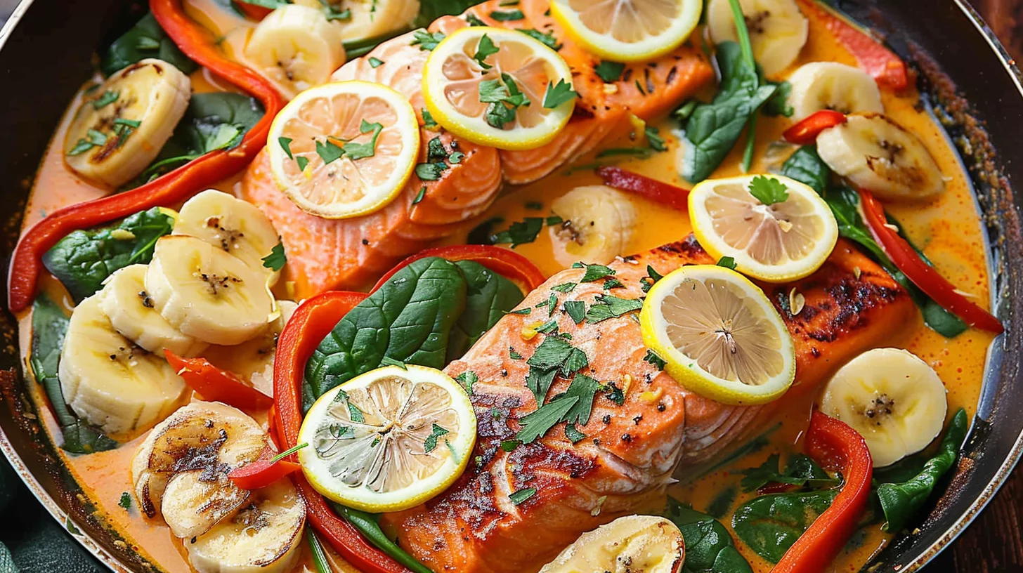 Thai Inspired Salmon Coconut Curry