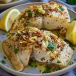 Toasted Garlic Lemon Butter Chilean Sea Bass