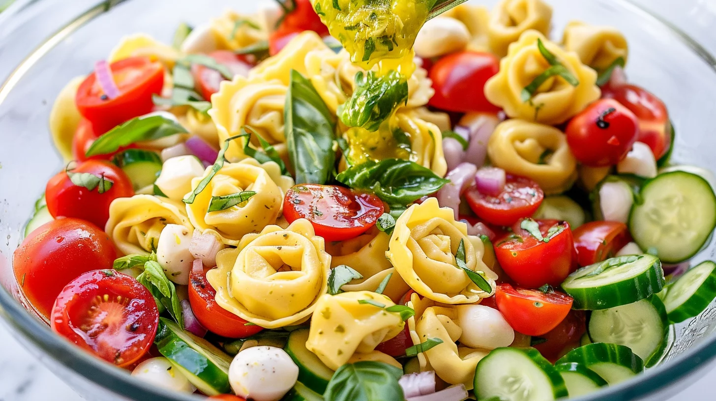 Zesty Tortellini Pasta Salad