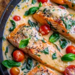 30 Minute Creamy Tuscan Salmon