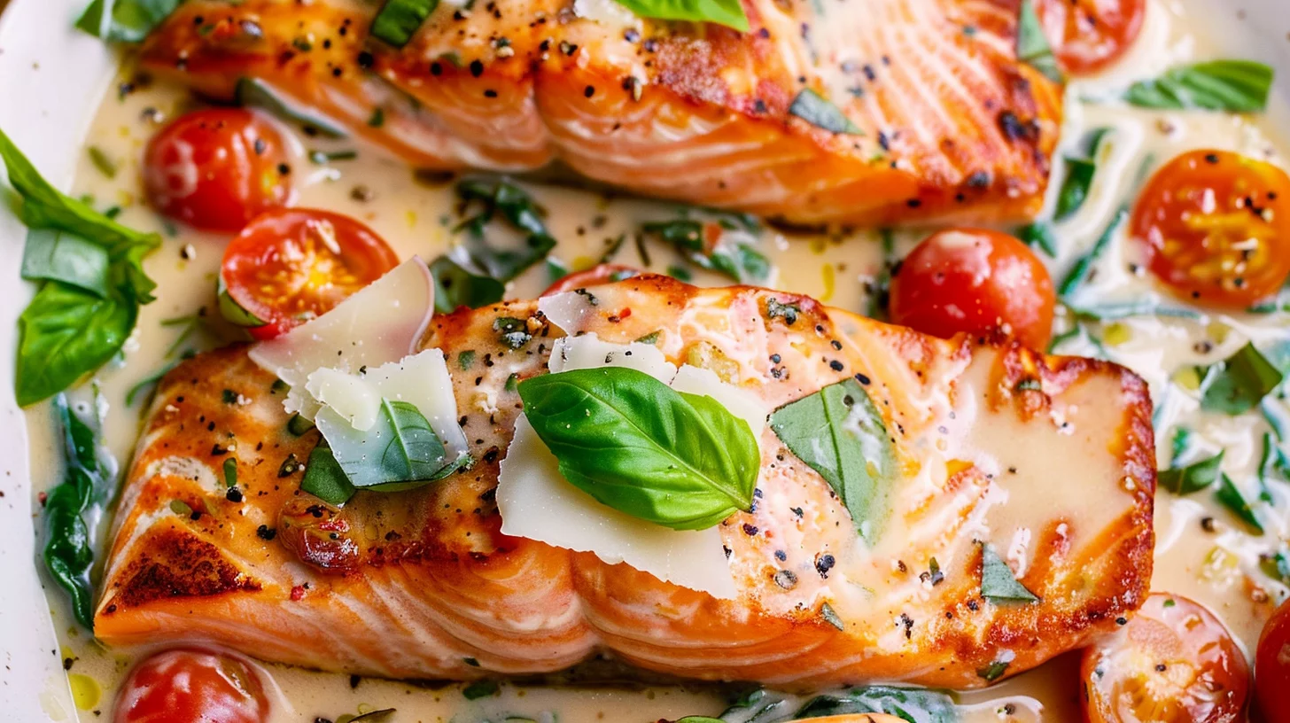 30 Minute Creamy Tuscan Salmon