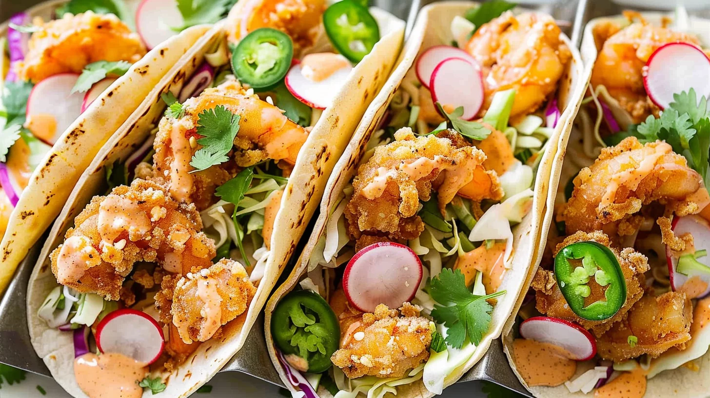 Bang Bang Shrimp Tacos