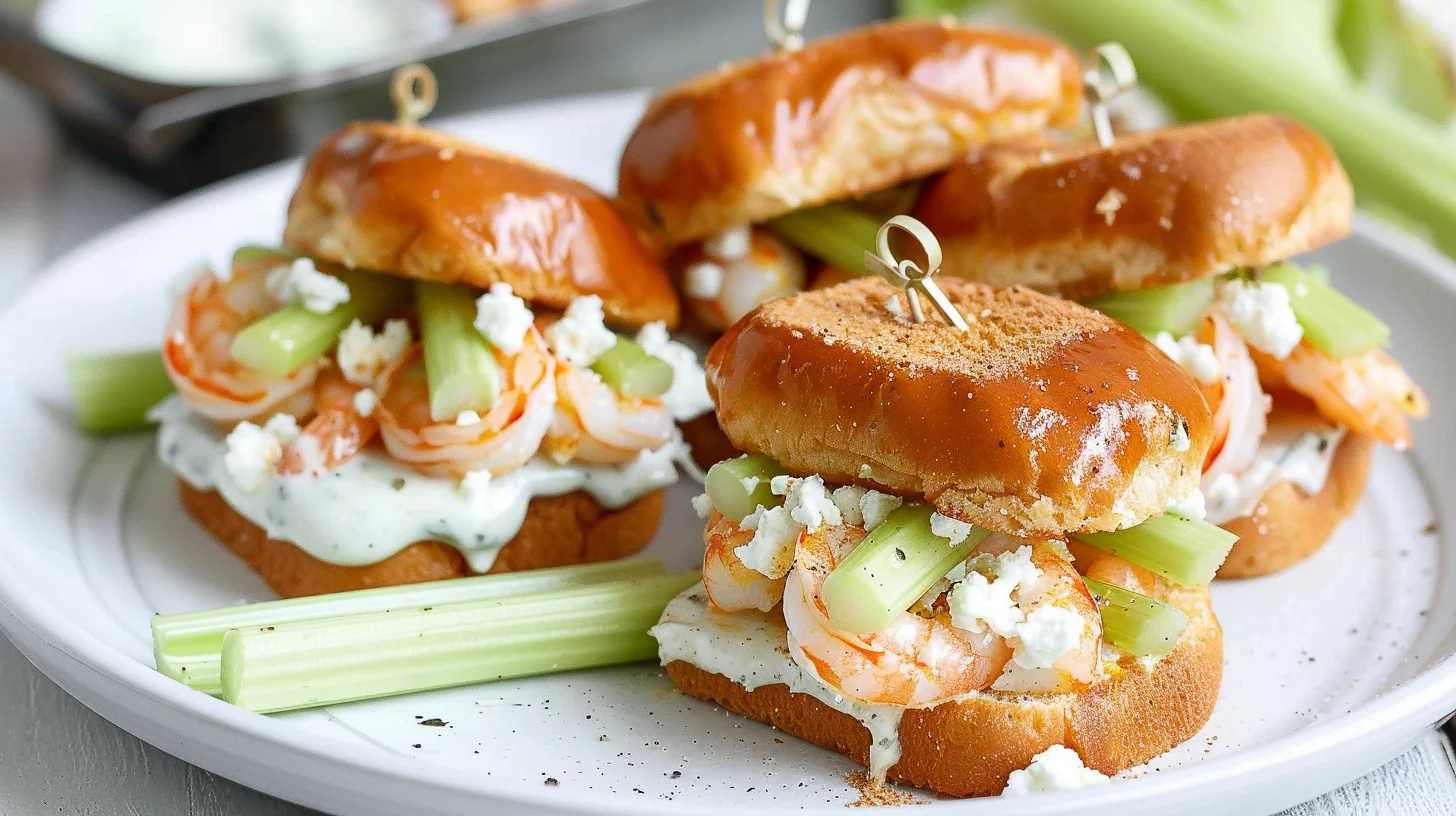 Buffalo Shrimp Sliders