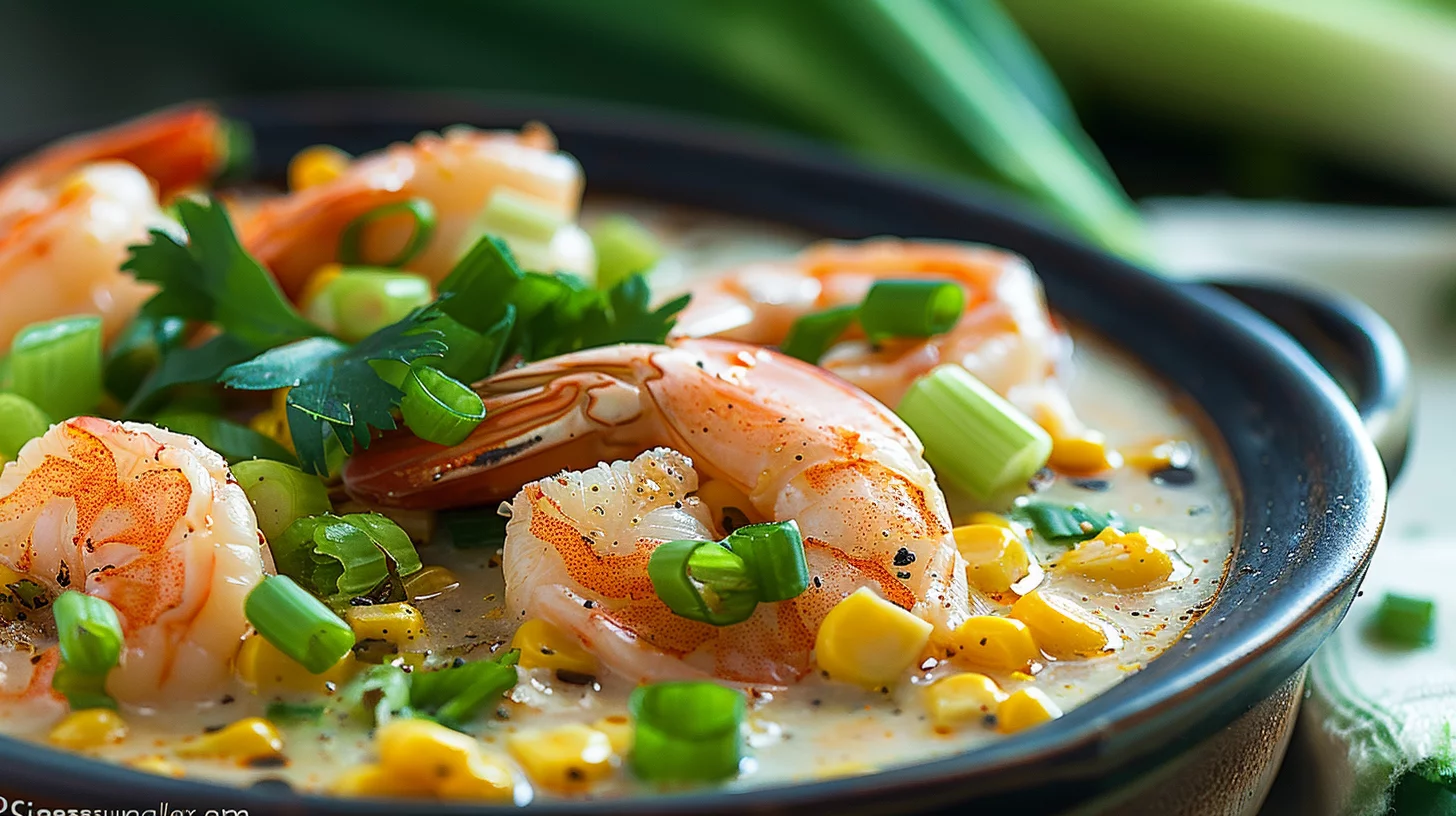 Cajun Shrimp Sweet Corn Chowder