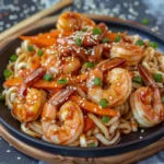 Chili Garlic Prawn Udon Stir Fry