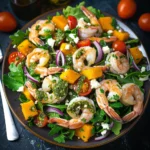 Chimichurri Shrimp Roast Pumpkin Salad