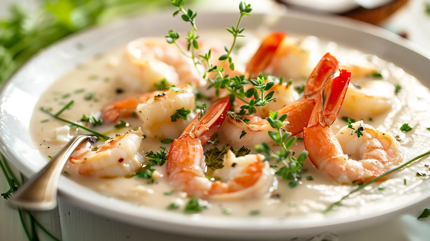 Classic Seafood Bisque With Fresh Herbs