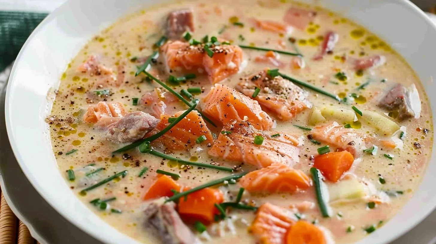 Cozy Smoked Salmon Chowder Recipe