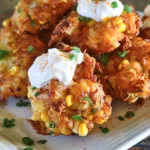 Crab and Corn Fritters